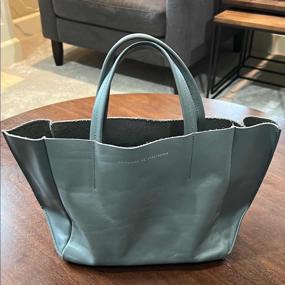 Ampersand as Apostrophe 
Gray Modern Geometric Tote Bag